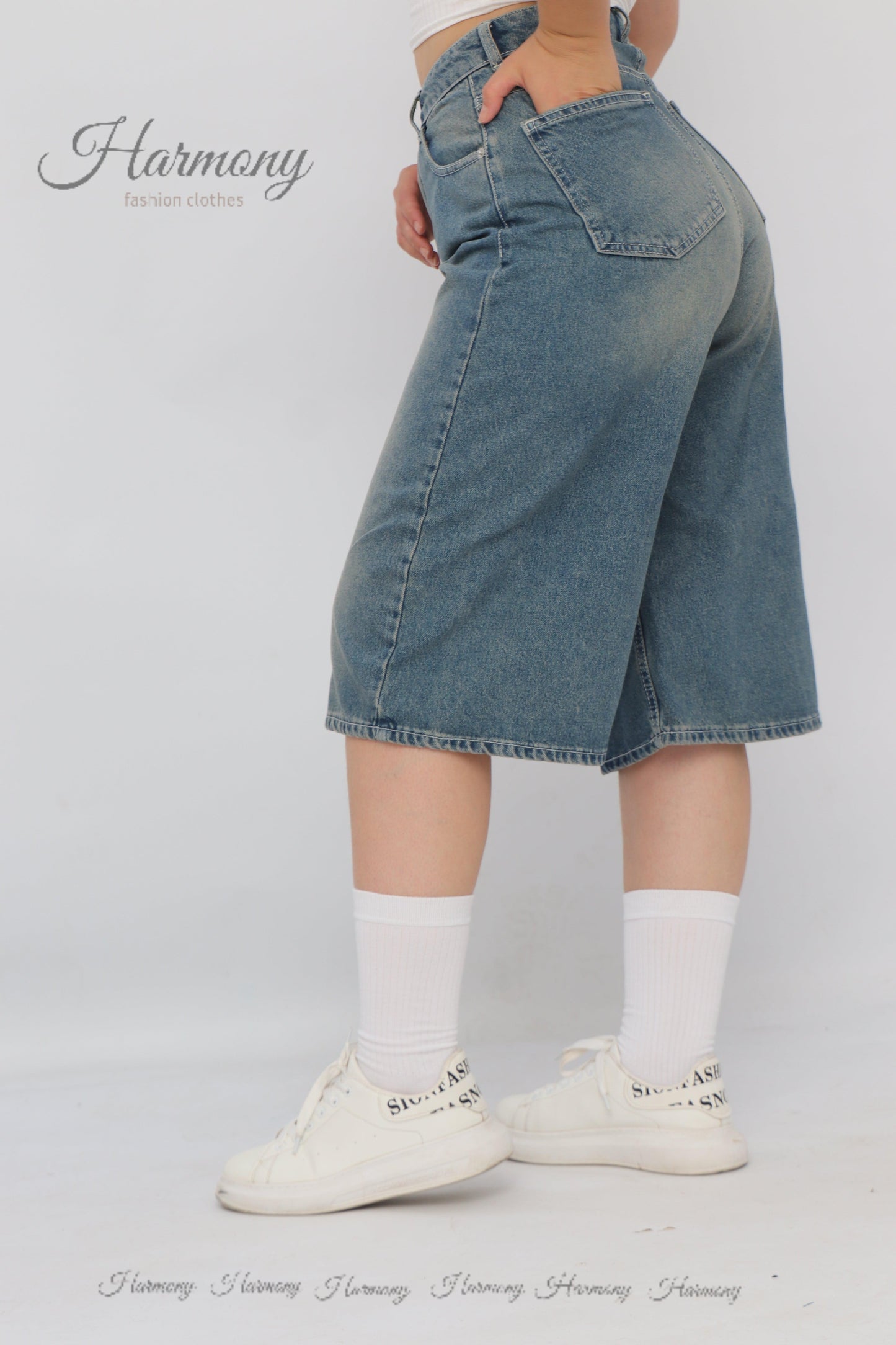 Baggy jorts ( code 1 ) - HARMONY fashion clothes