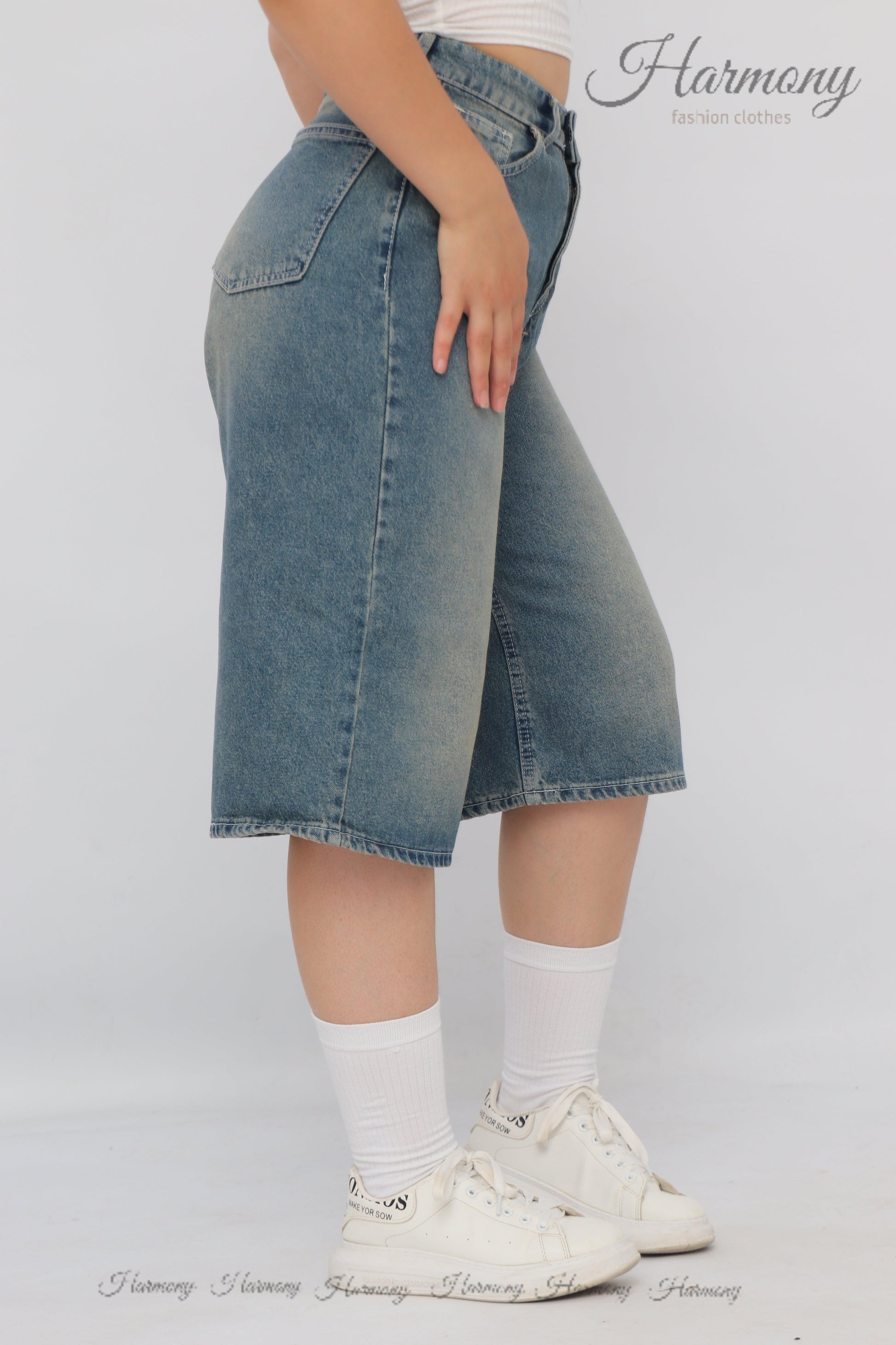 Baggy jorts ( code 1 ) - HARMONY fashion clothes