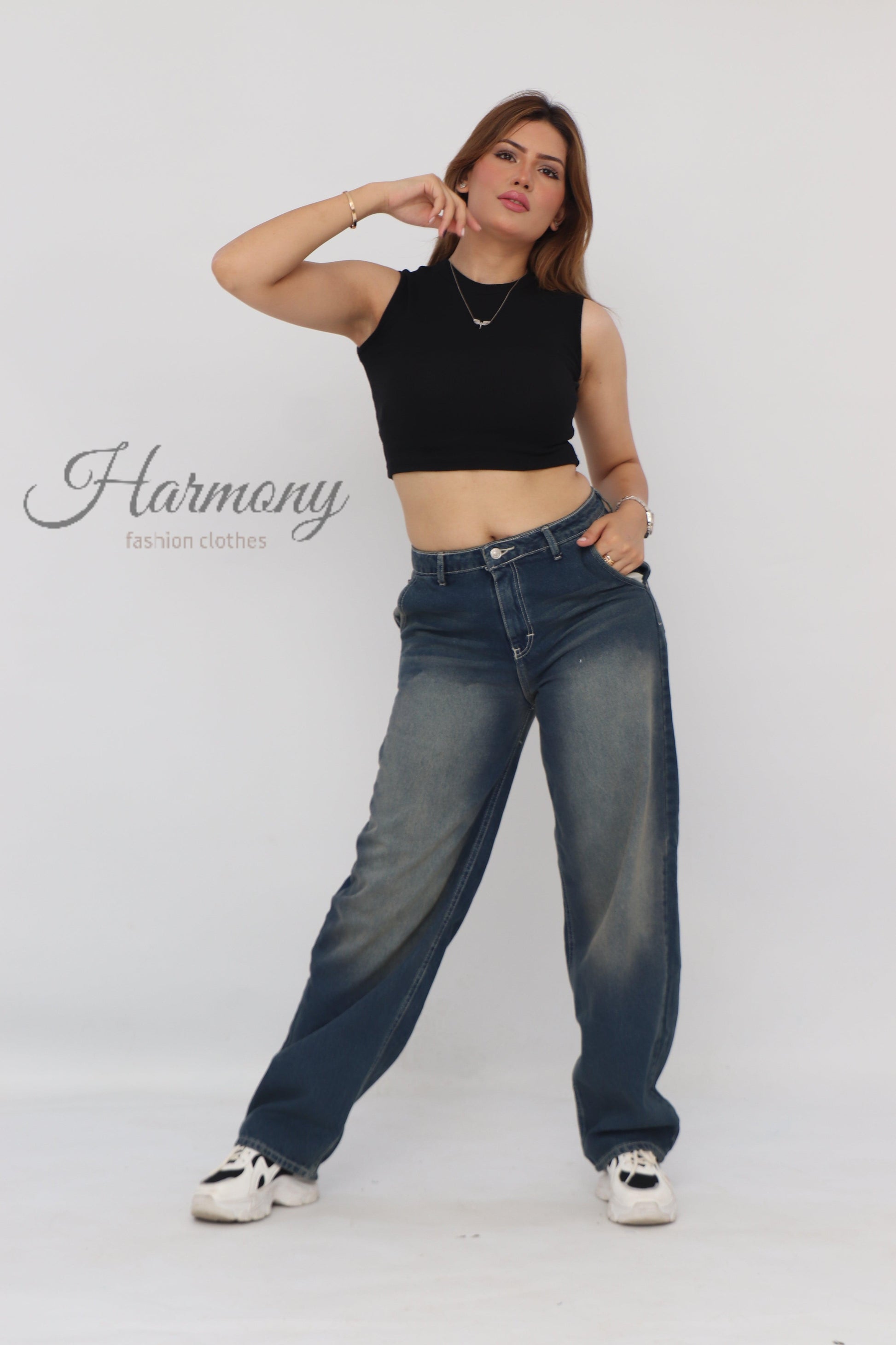 Baggy jeans ( code 3 ) - HARMONY fashion clothes