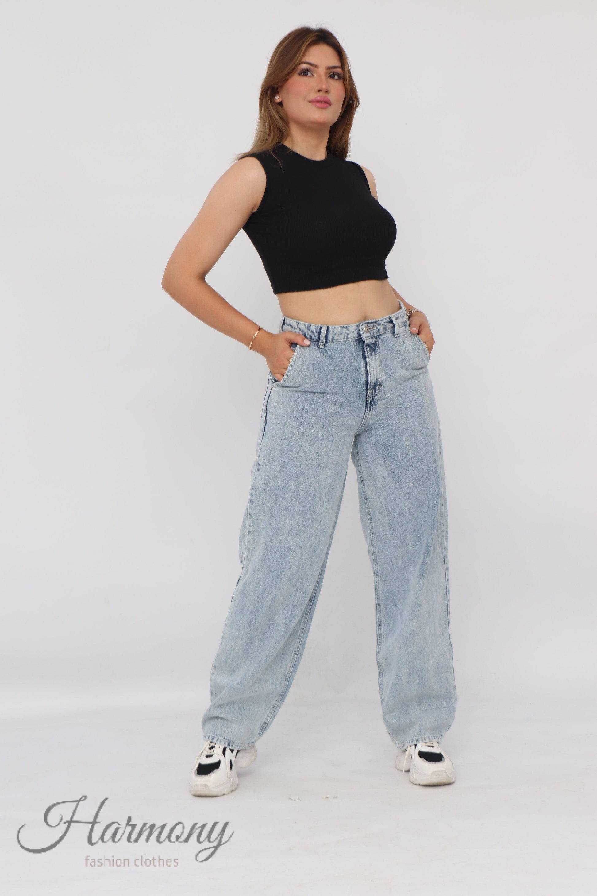 Baggy jeans ( code 1 ) - HARMONY fashion clothes