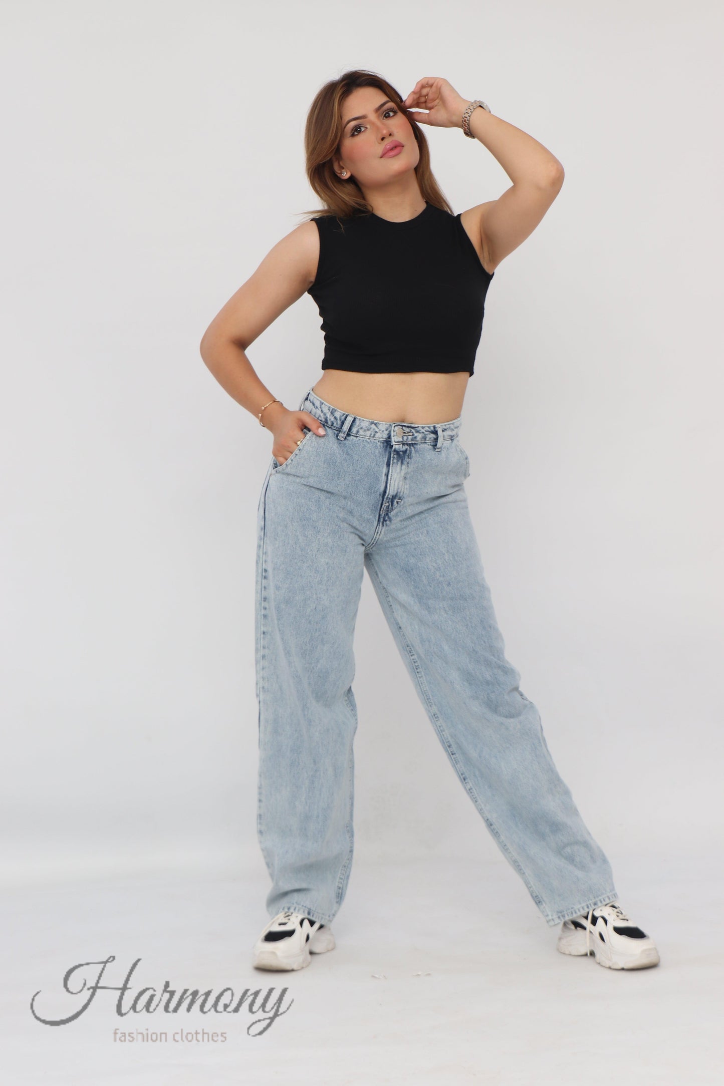 Baggy jeans ( code 1 ) - HARMONY fashion clothes