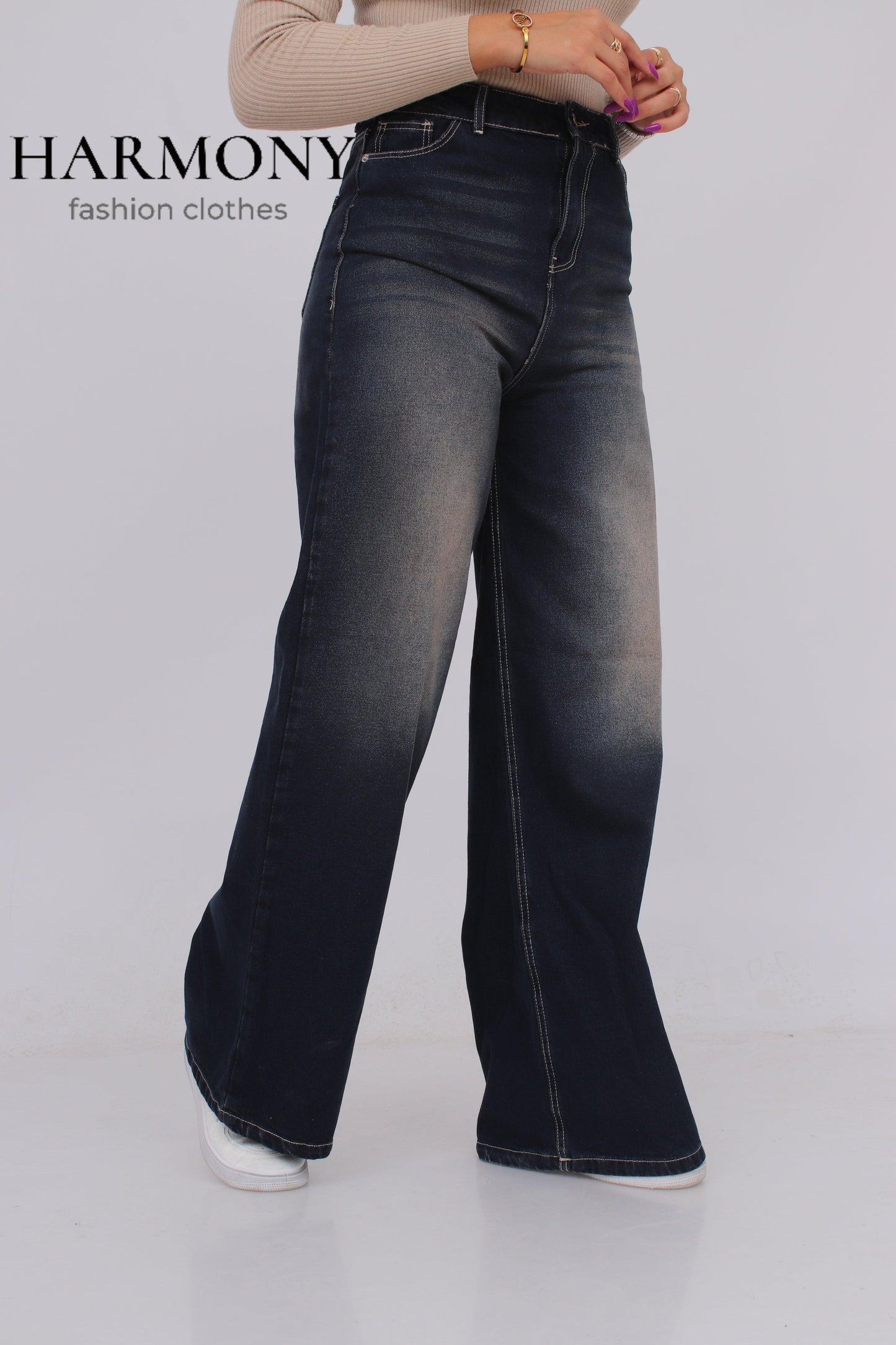 Wide leg jeans ( code 4 ) - HARMONY fashion clothes