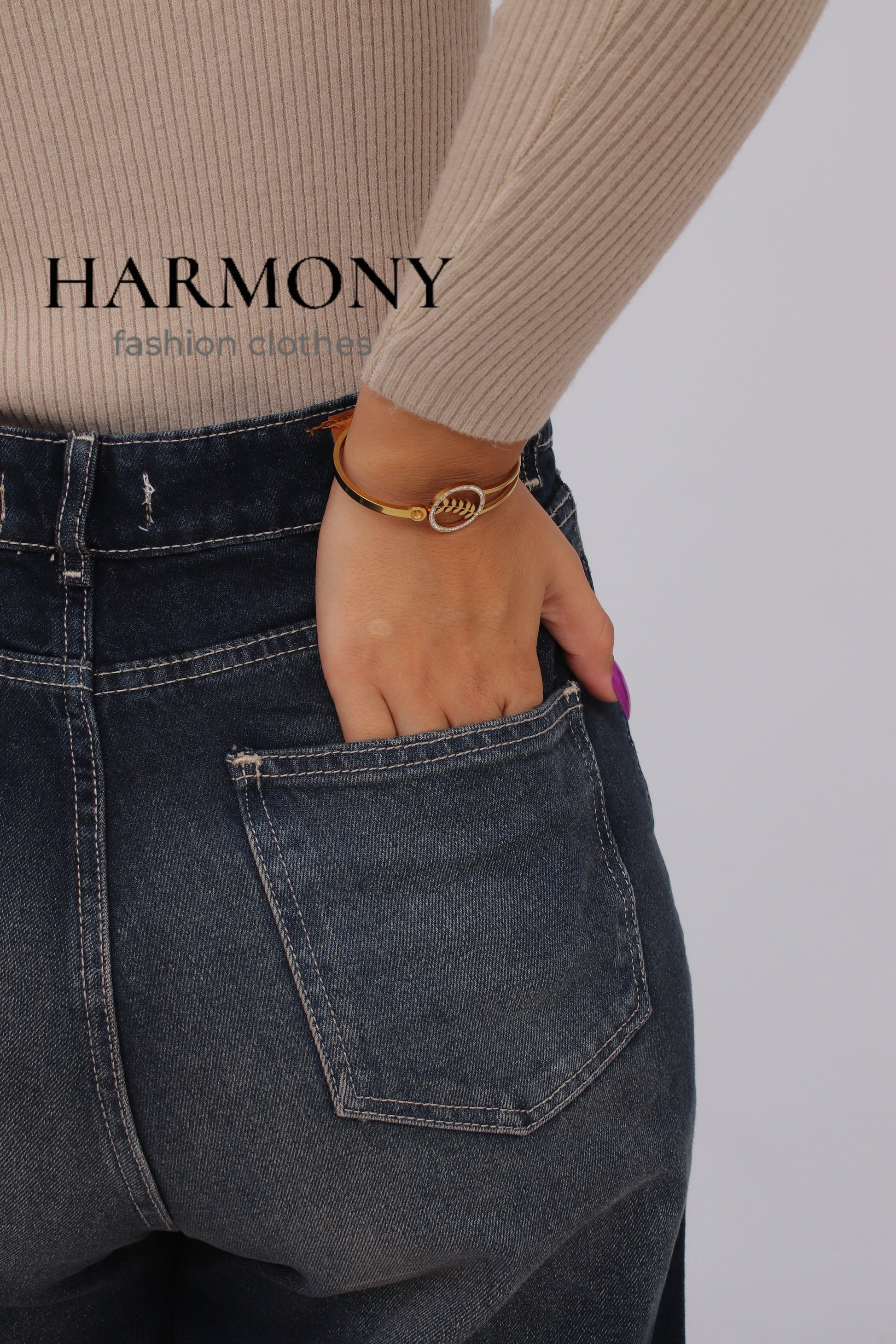 Wide leg jeans ( code 4 ) - HARMONY fashion clothes