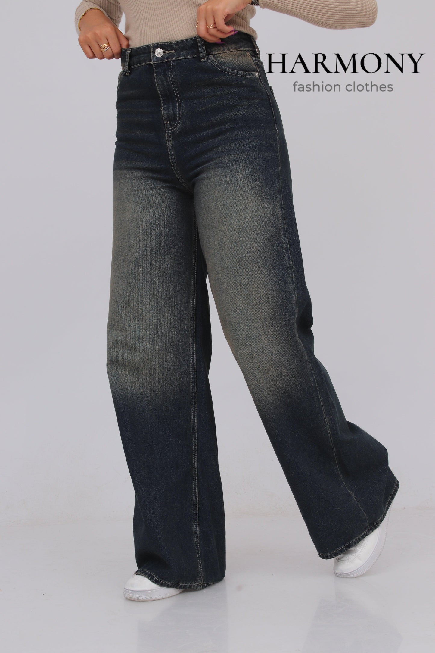 Wide leg jeans ( code 3 ) - HARMONY fashion clothes