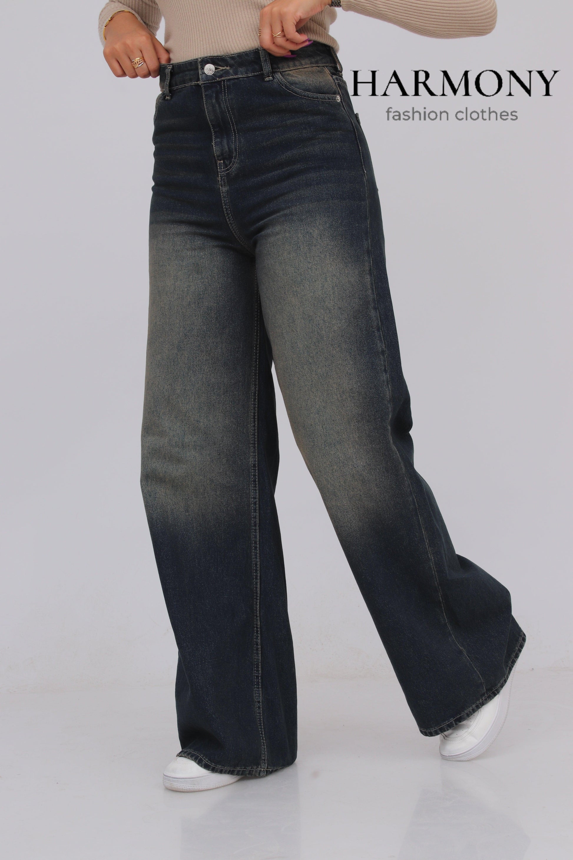 Wide leg jeans ( code 3 ) - HARMONY fashion clothes