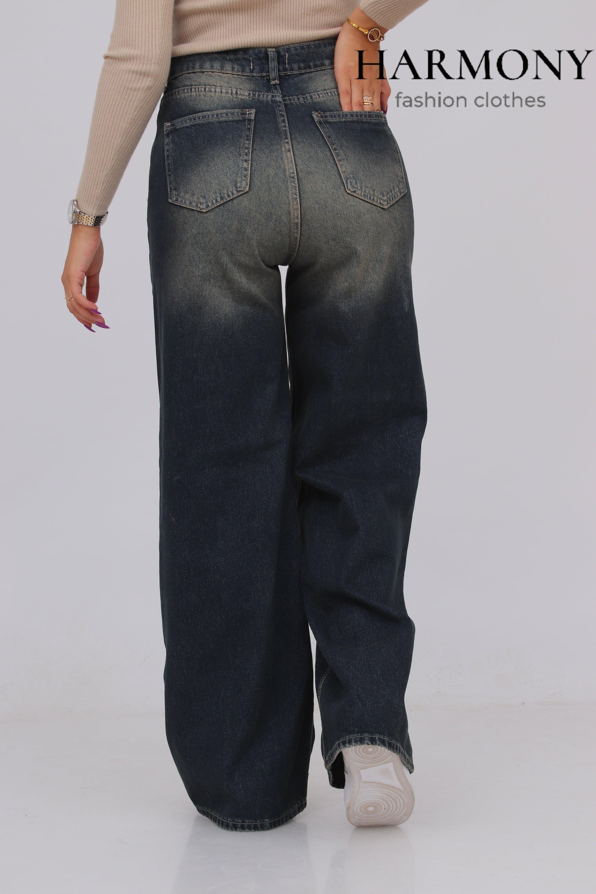 Wide leg jeans ( code 3 ) - HARMONY fashion clothes