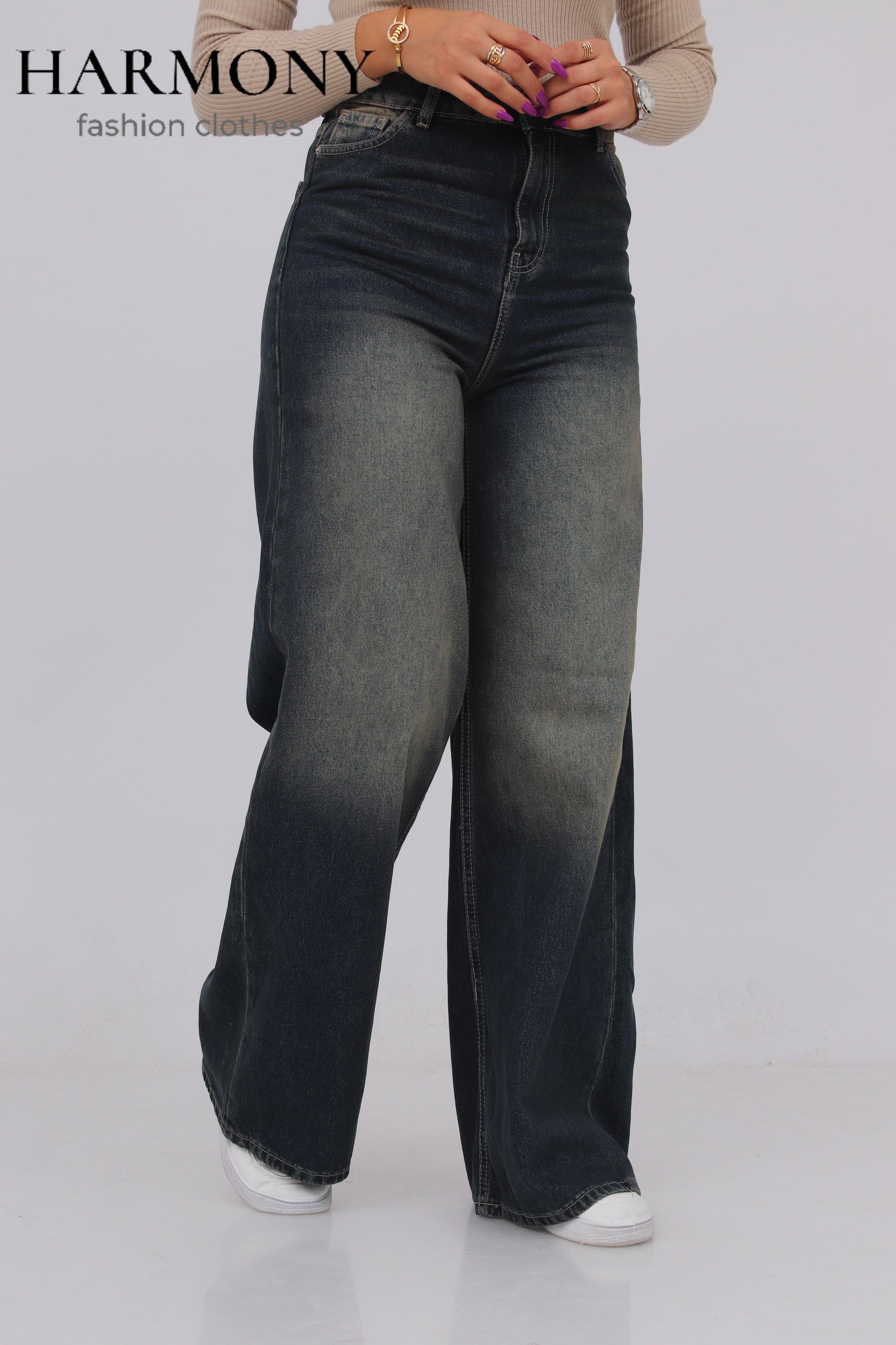 Wide leg jeans ( code 3 ) - HARMONY fashion clothes