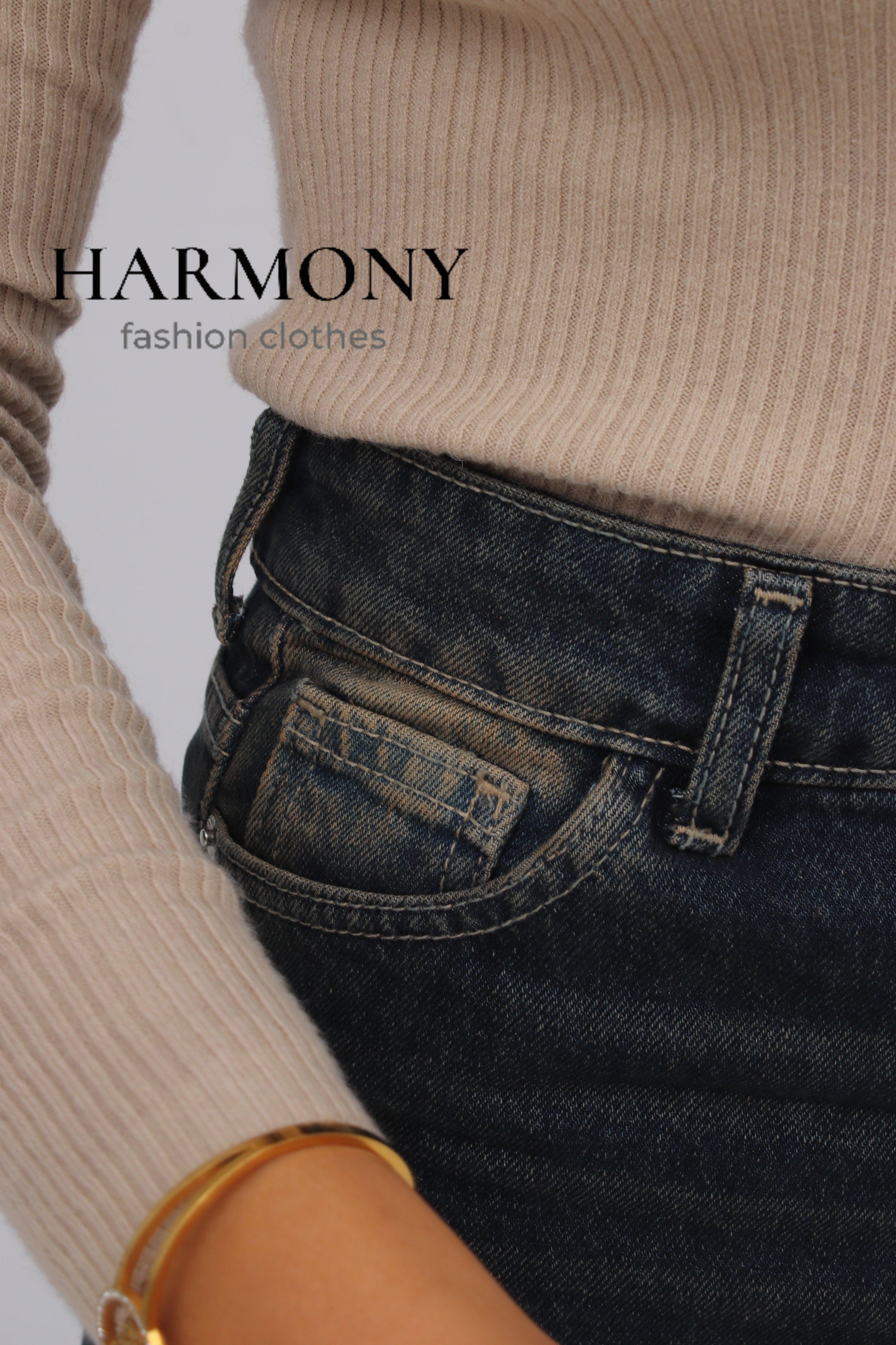 Wide leg jeans ( code 3 ) - HARMONY fashion clothes