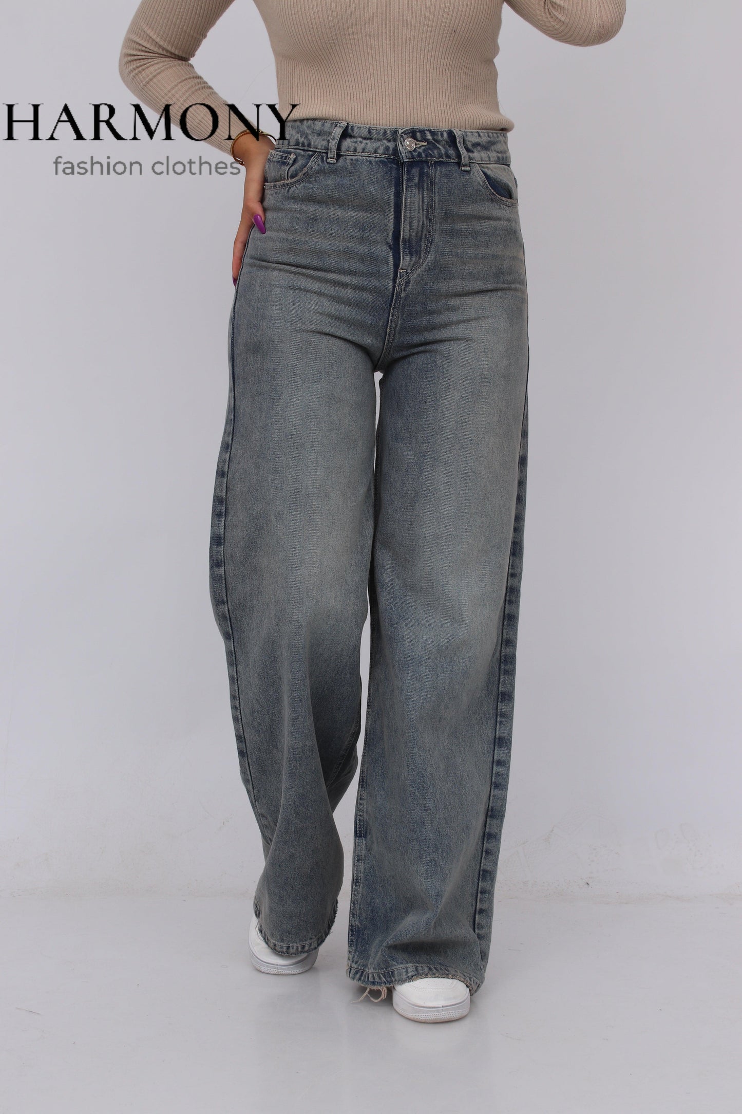 Wide leg jeans ( code 1 ) - HARMONY fashion clothes