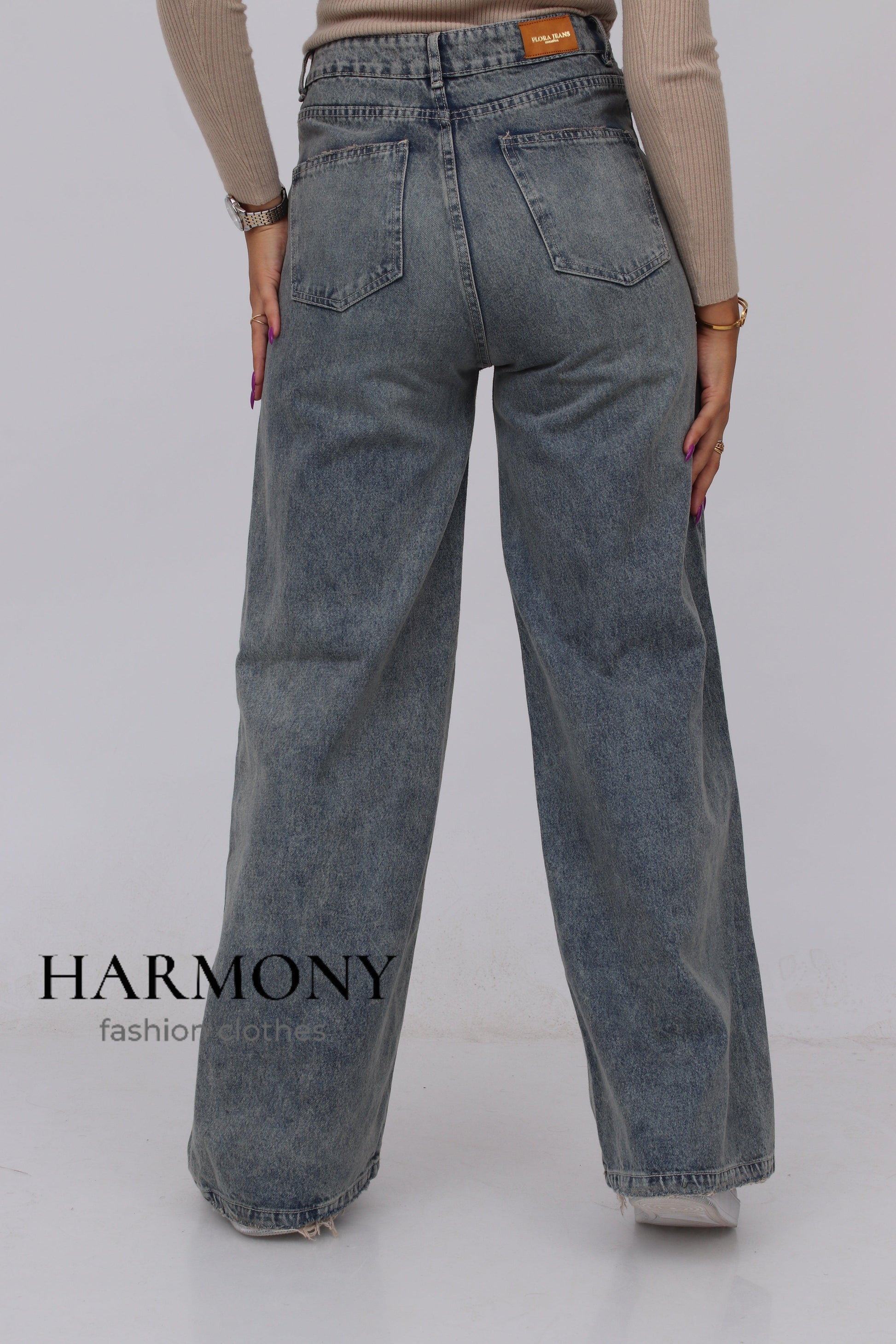 Wide leg jeans ( code 1 ) - HARMONY fashion clothes