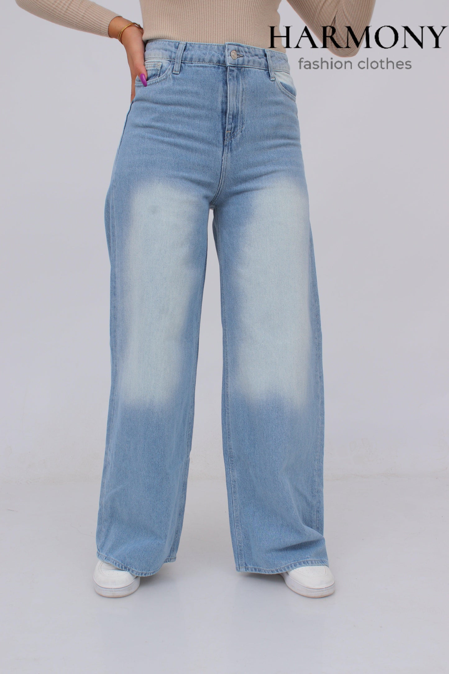 Wide leg jeans (code 2 ) - HARMONY fashion clothes