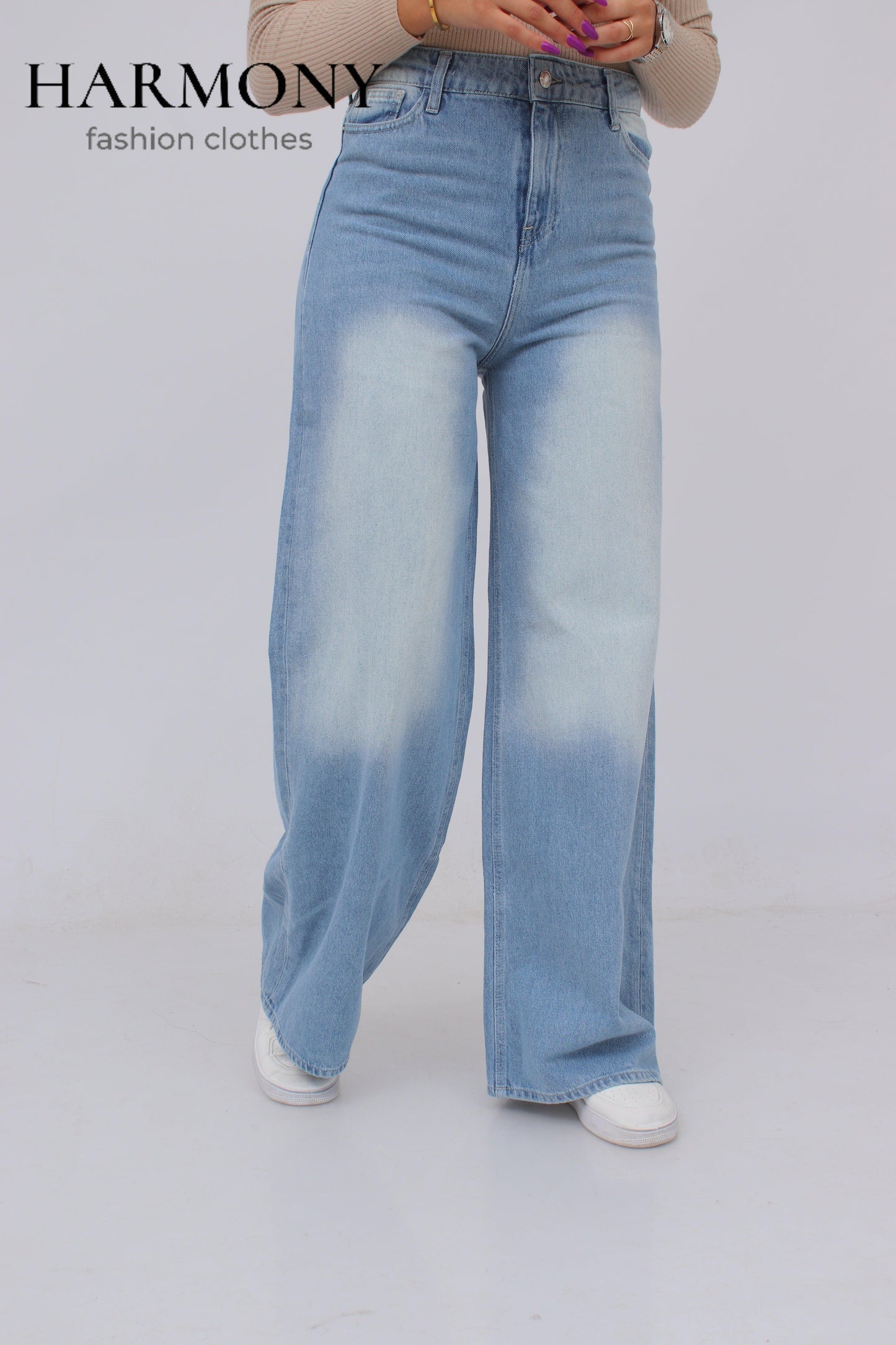 Wide leg jeans (code 2 ) - HARMONY fashion clothes