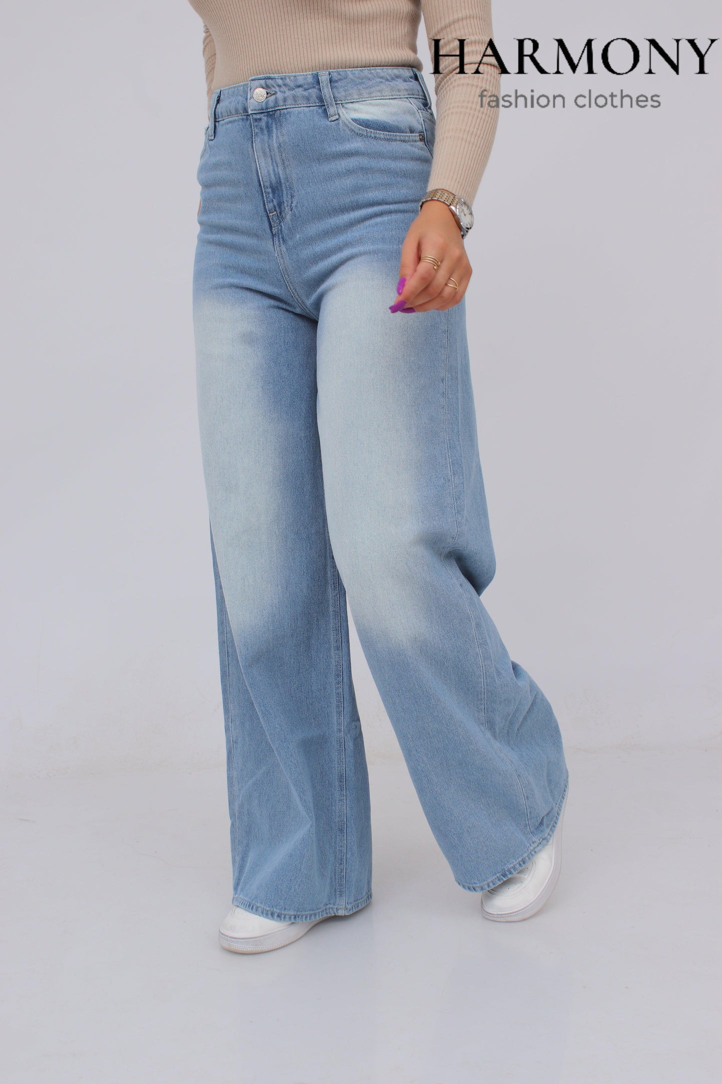 Wide leg jeans (code 2 ) - HARMONY fashion clothes