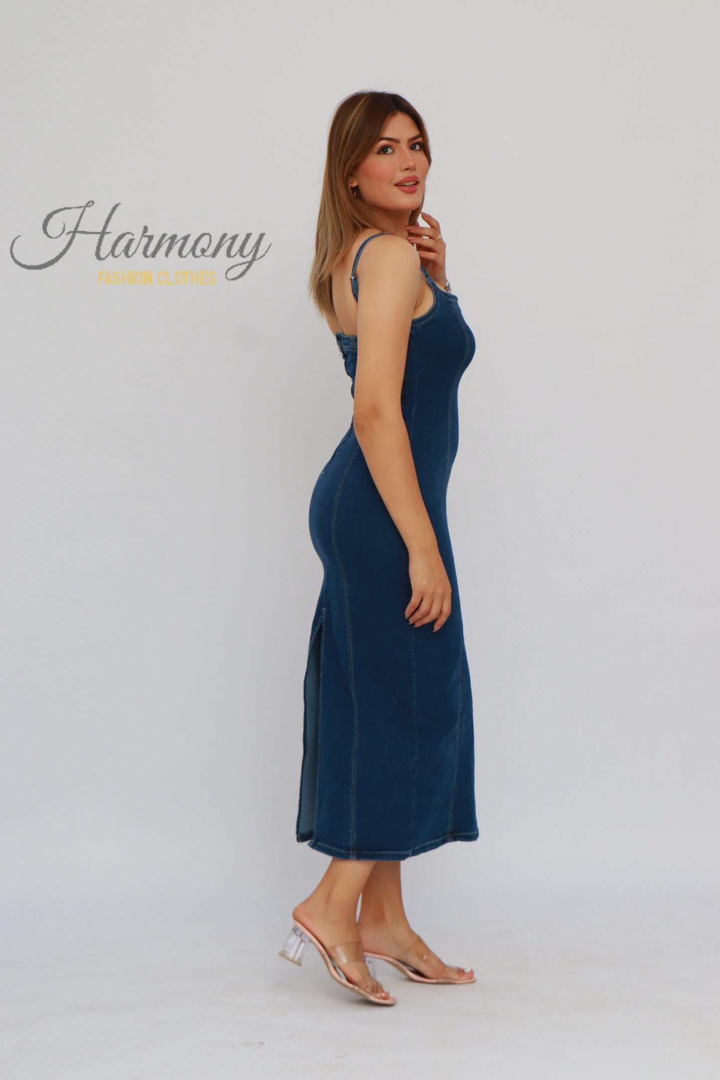 Robe jeans ( code 3 ) - HARMONY fashion clothes