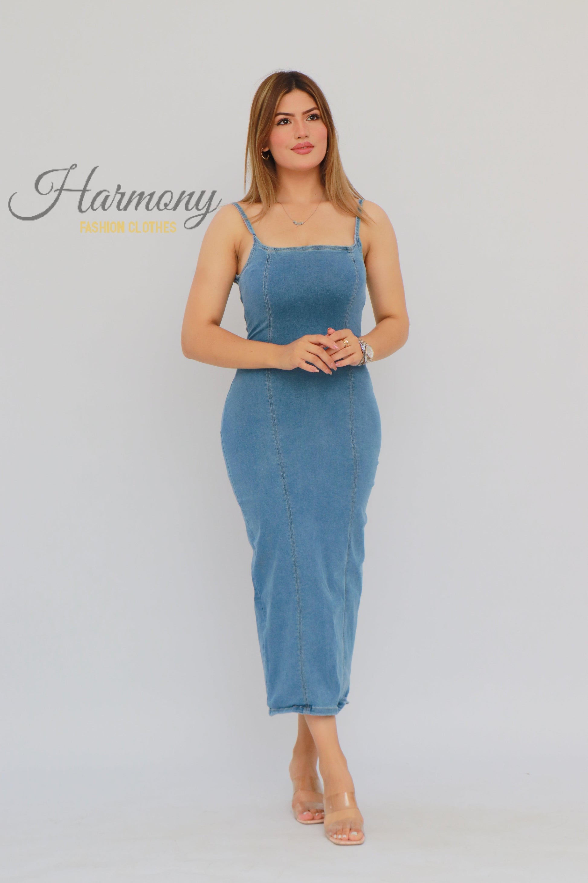 Robe jeans ( code 1 ) - HARMONY fashion clothes