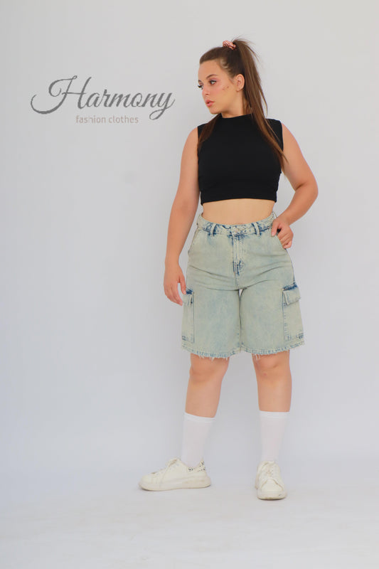 Cargo shorts ( code 3 ) - HARMONY fashion clothes