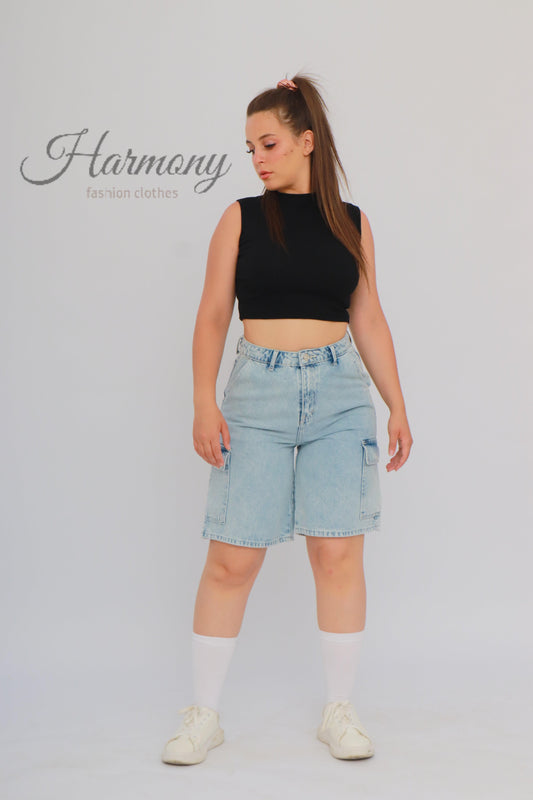 Cargo shorts ( code 2 ) - HARMONY fashion clothes