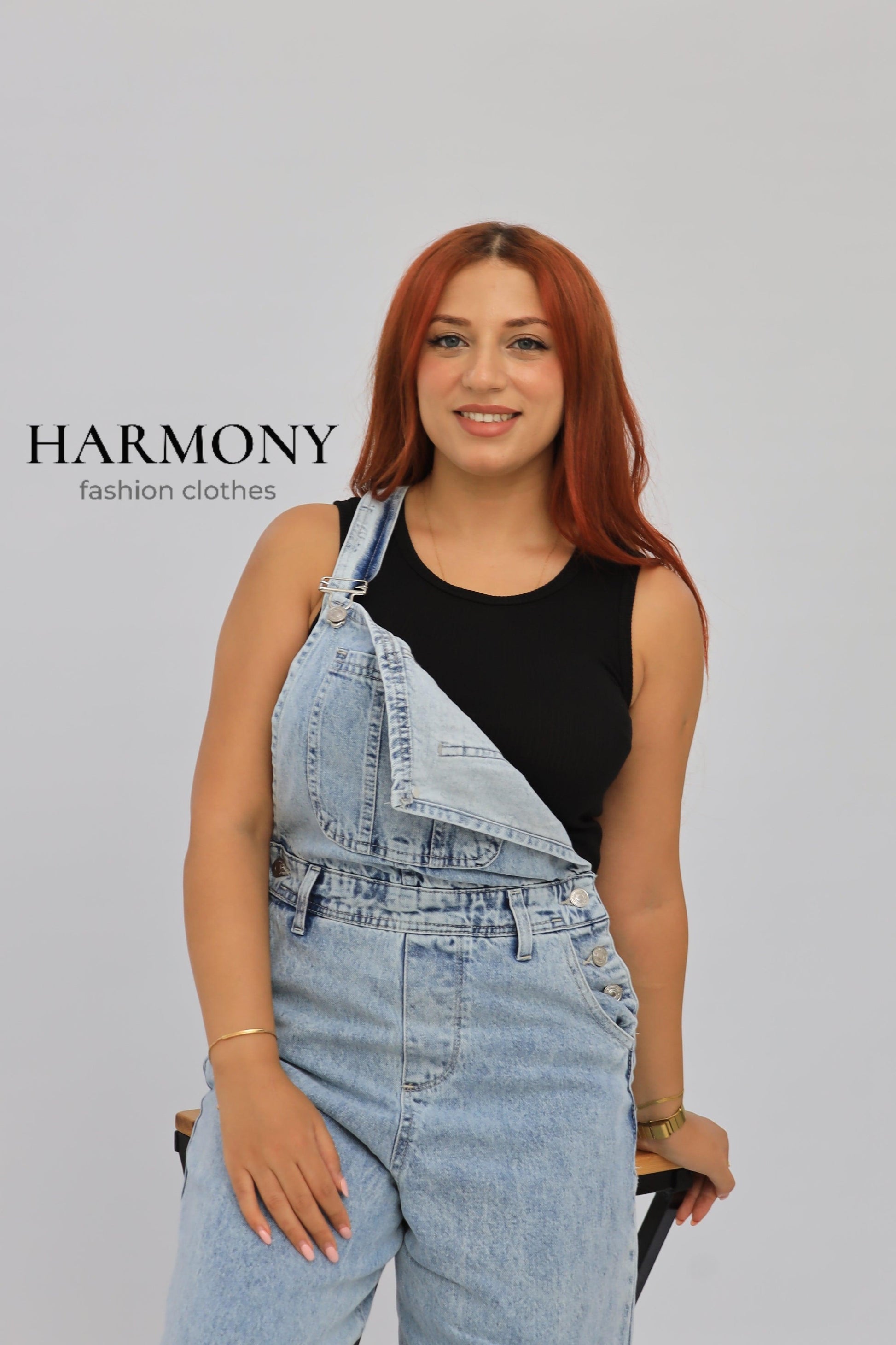 Salopette jeans ( code 1 ) - HARMONY fashion clothes