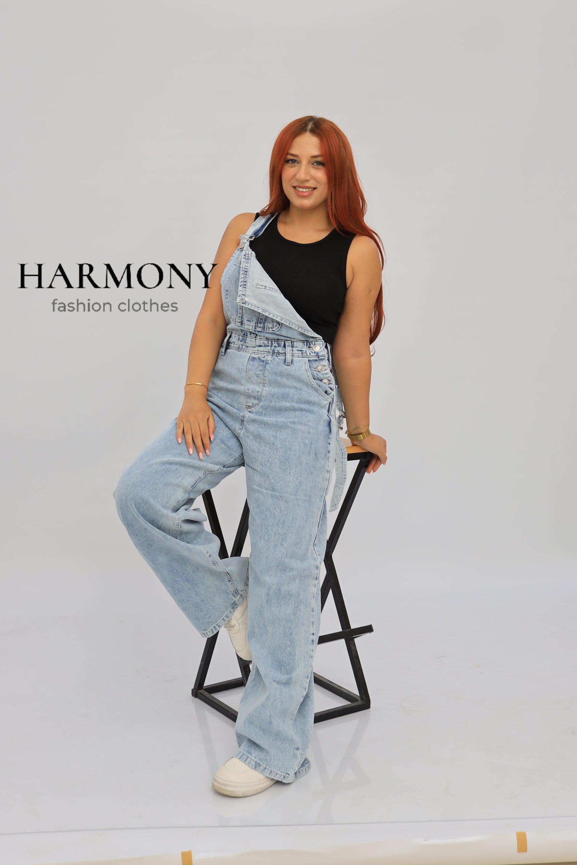 Salopette jeans ( code 1 ) - HARMONY fashion clothes