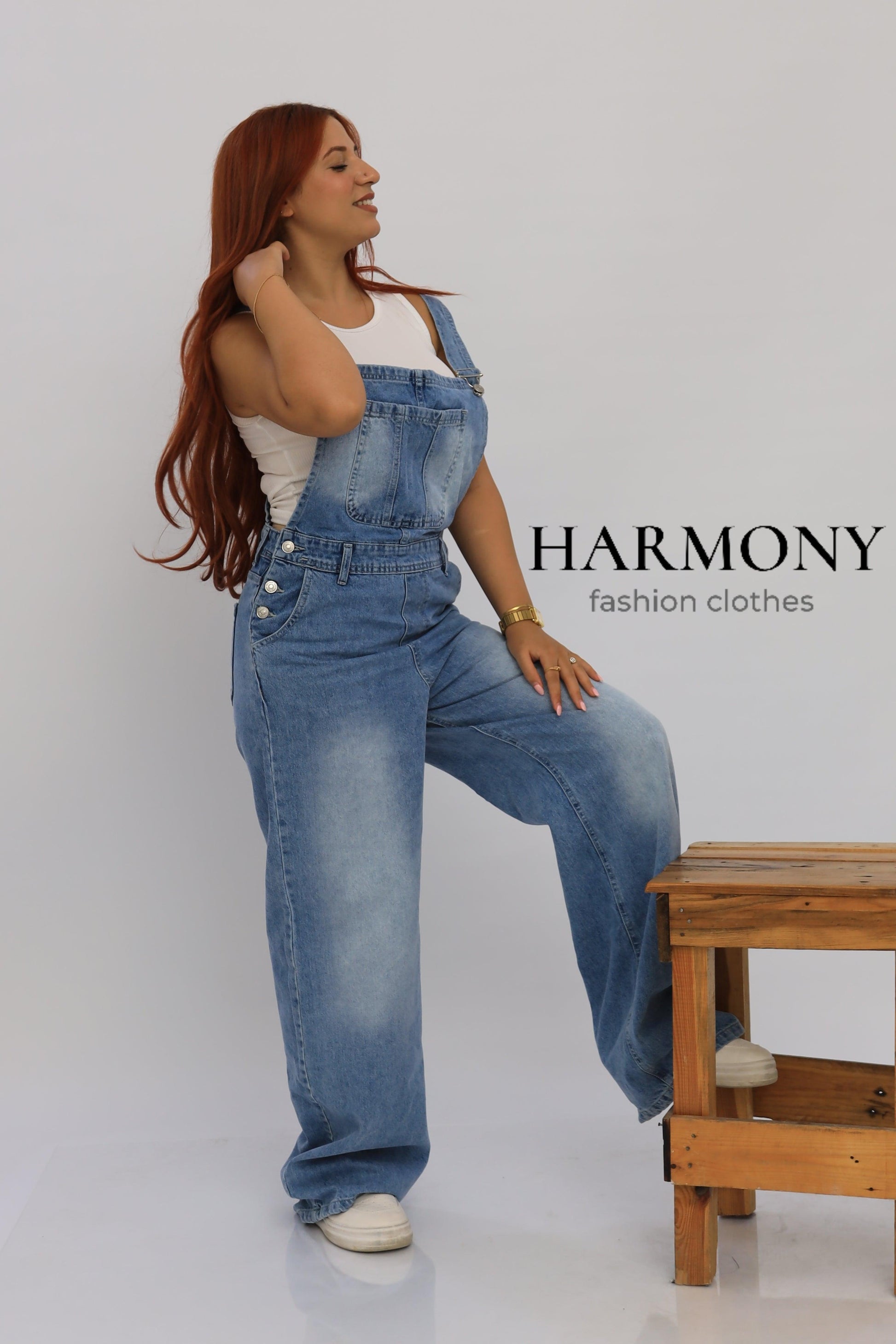 Salopette jeans ( code 2 ) - HARMONY fashion clothes