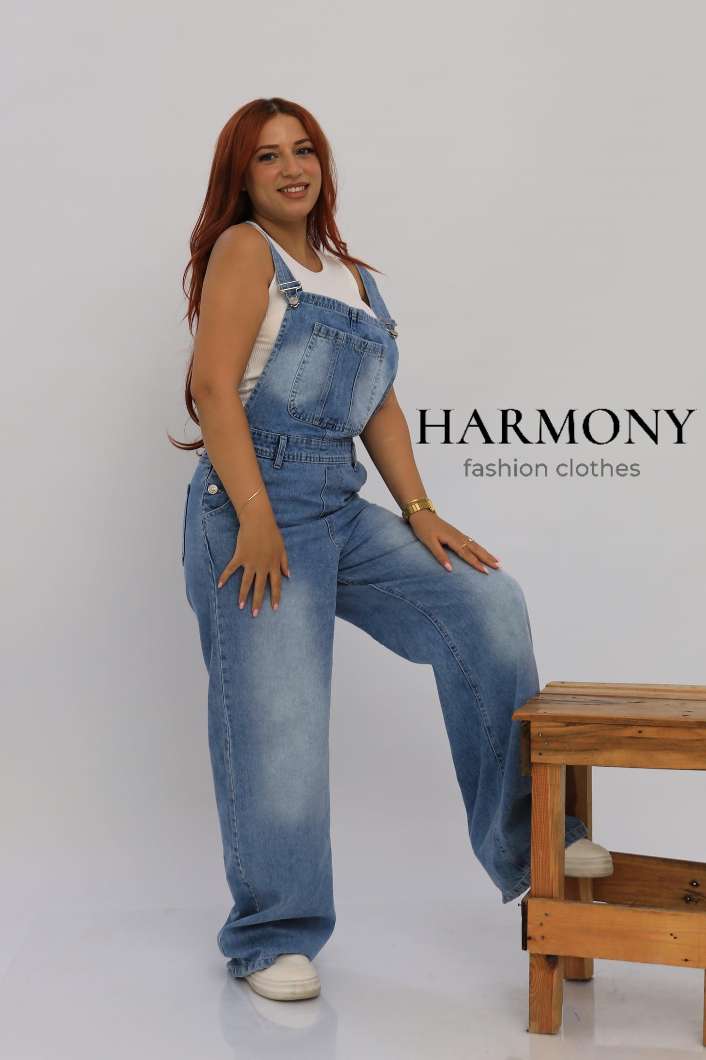 Salopette jeans ( code 2 ) - HARMONY fashion clothes